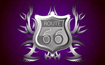 Coat of Arms Route 66 eps vector