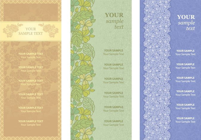 Pattern Menu Background eps vector