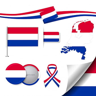 Netherlands representative elements collection eps vector