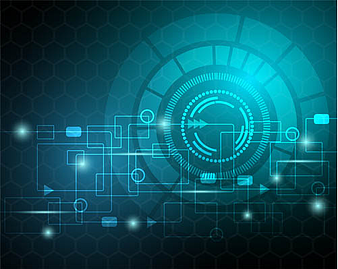 Abstract Technology Backgrounds 2 vector material ai