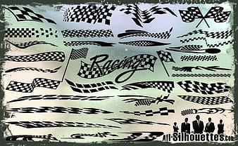 36 Vector Racing Flags ai csh