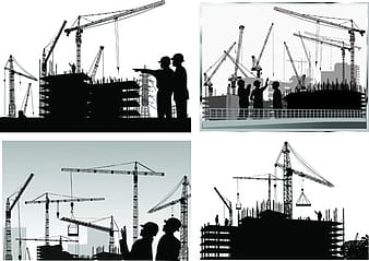 Building construction background vectors  eps