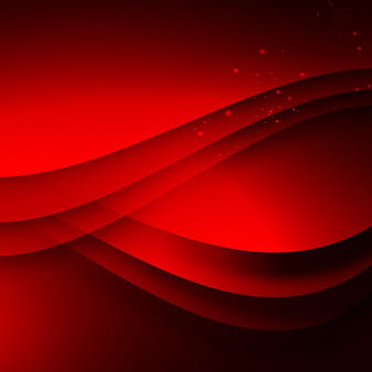 Red wavy background psd vector