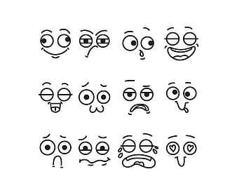 Emoji Yüzleri ai svg