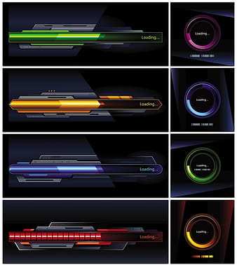 The brilliant progress bar vector eps