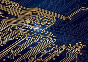 Circuit Board Background ai vector
