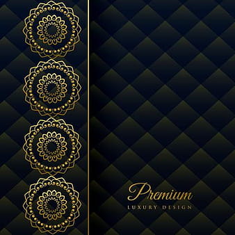 fondo de decoración de mandala ornamental de lujo eps