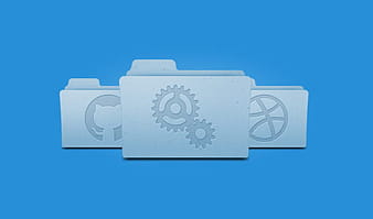 Mac OS Folder Icons psd vector