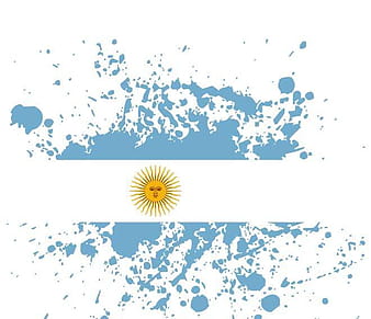 salpicadura de tinta de la bandera argentina ai eps