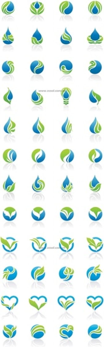 Water droplets round heartshaped vector graphics and other practical eps