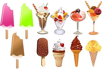 Ice cream ice cream eps vector