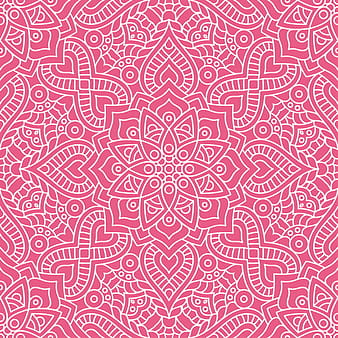 Ethnic floral seamless pattern eps vector
