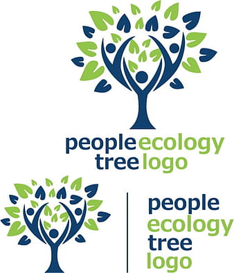 People ecology tree logo 7 eps vector