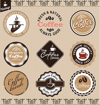 Vintage coffee badge eps ai vector