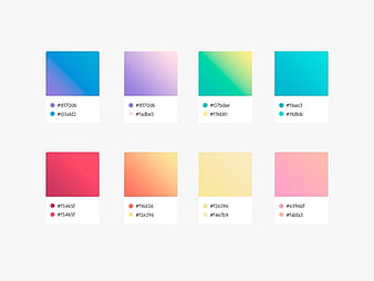 Soft gradients for Photoshop & Adobe Xd psd vector