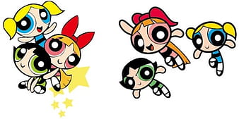 Powerpuff girls vector ai