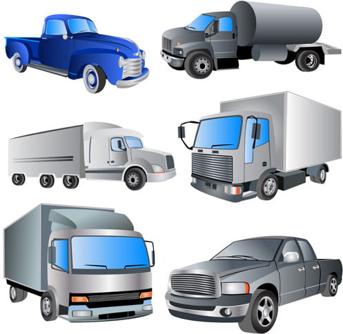 Different traffic tool elements vector eps