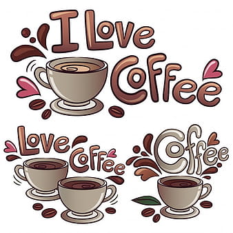 私はコーヒーの背景が大好きです eps