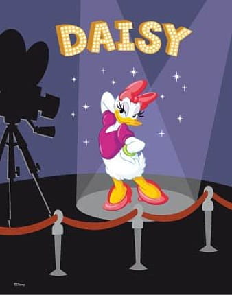 Disney Cartoon Minnie ai vector