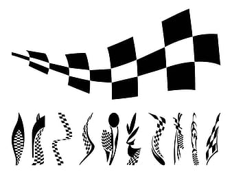 Racing Flags Graphics ai vector