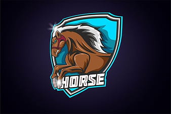 Horse sport logo design vector eps