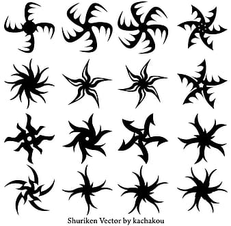 Ninja Shuriken Free eps vector