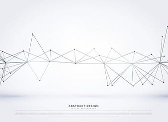 Triangular wireframe background eps vector
