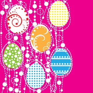 Vector Easter Eggs Design
