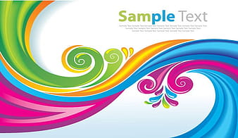 Vector de remolinos florales eps