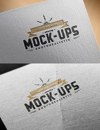 Logo MockUps - Paper Edition psd