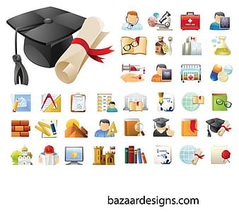 Education & Science 45 eps vector