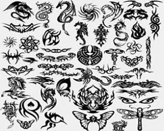 Stock Illustrations Dragon-Tattoo-Vector cdr eps