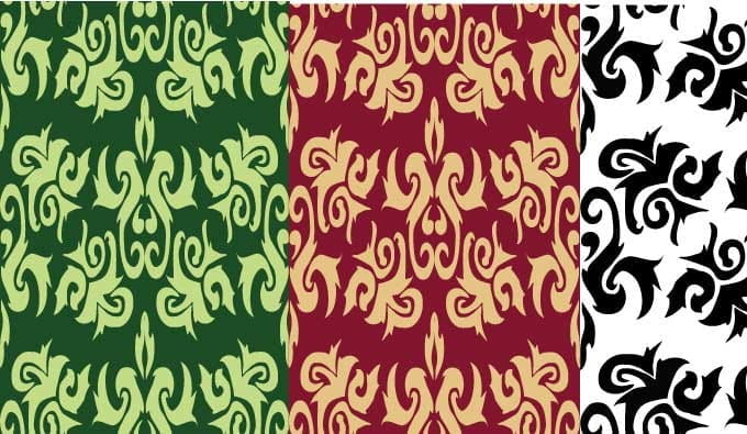 Leaf Pattern Vector ai