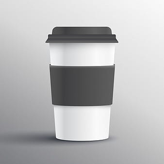 Coffee cup, mockup eps vector