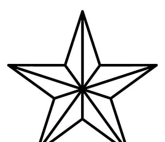 military star vector ai
