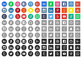 Iconos de redes sociales gratis svg eps