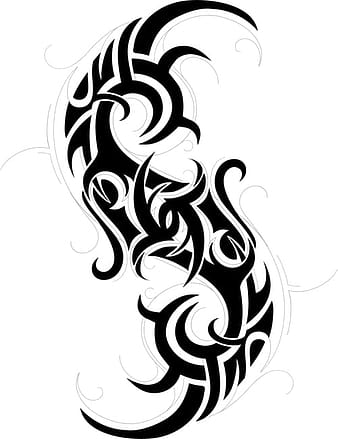 Vector de diseño de adornos de tatuajes negros set  svg