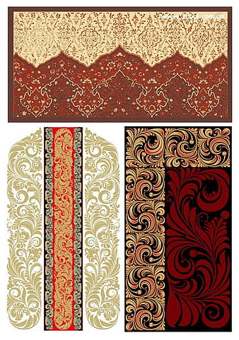 3 Practical European pattern eps vector