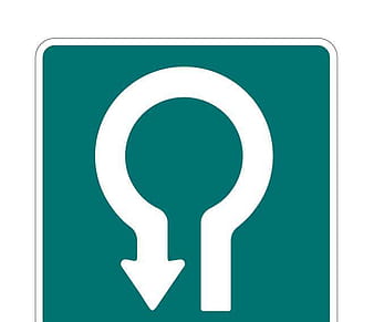 sign for u-turn eps vector
