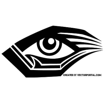 diseño de tatuaje de ojo ai eps