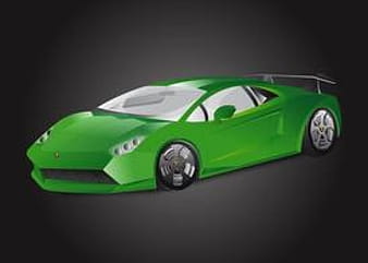 Lamborghini ai vector