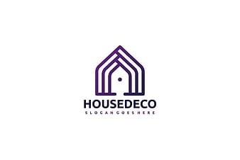 Logotipo de decoración de la casa svg eps