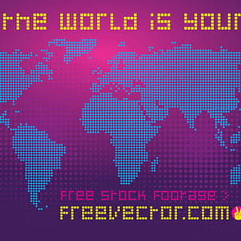 Free Dotted World Map svg eps ai vector