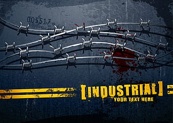 Grunge industrial background eps vector