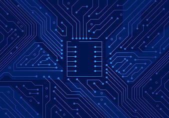 Printed Circuit Board Vector Illustration svg eps