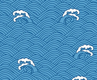 Patrón de onda japonesa ai svg
