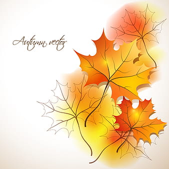 Autumn leaves background 1 vector eps