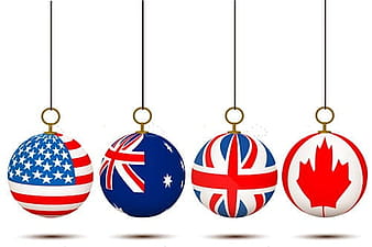 Hanging country flag balls eps vector