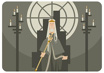 The King on The Throne eps svg vector