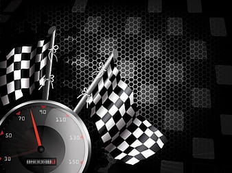 Background racing flags vector racing theme eps